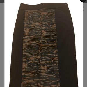 Etcetera real calf skirt size 2